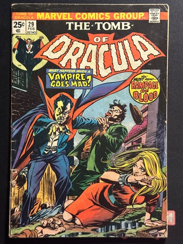The Tomb of Dracula #29 February 1975 Marvel Comics