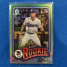 2024 Bowman Baseball Rookie Of The Year Favorites Evan Carter RC Mojo#ROY12