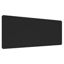 28"x14" Desk Mat Protector PU Leather Non-Slip Waterproof Writing Pad Black