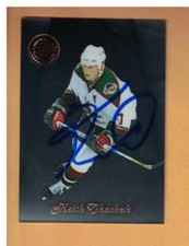 KEITH TKACHUK AUTOGRAPHED 1997-98 PINNACLE CERTIFIED HOCKEY CARD PHOENIX COYOTES