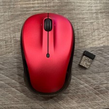 Logitech M325S Wireless Optical Mouse for PC / Laptop -PC  MAC - Brilliant Rose