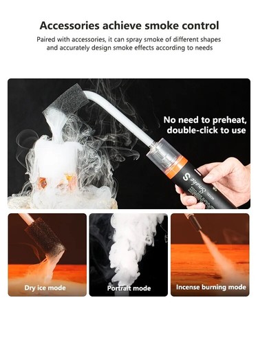 LENSGO Smoke S 30W Handheld Fog Smoke Machine for Photography Studio Short Video - Picture 6 of 8