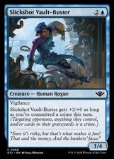MTG Outlaws of Thunder Junction *FOIL* C Slickshot Vault-Buster #0068