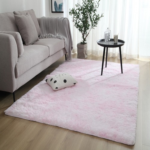 Tie-dye Fluffy Large Rug Soft Shaggy Mat Living Room Carpet Bedroom Pad Non Slip - Picture 26 of 27