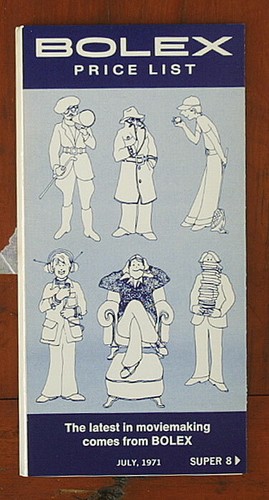 BOLEX PRICE LIST, JULY 1971/78425 - 第 1/1 張圖片
