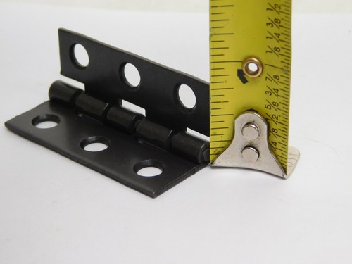 2-10-24! 180° Max Lid or Cabinet Stop 2" Black Wooden Chest Jewelry Box Hinge HF - Picture 5 of 5