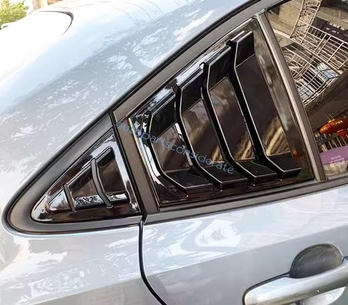 For Toyota Corolla 2020-2023 2024 Glossy Black Side Window Louver Shutter Cover - Foto 8 di 12