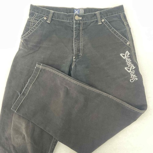 Cross Ways Lindex Black Denim Skater Bootcut Jeans Boys Size XL - Picture 3 of 13