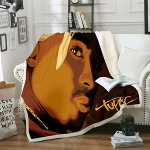 Shakur 2pac Tupac 3D Print Sherpa Blanket Sofa Couch Quilt Cover throw blanket Shakur 2pac Tupac 3D Print Sherpa Blanket Sofa Couch Quilt Cover throw blanket