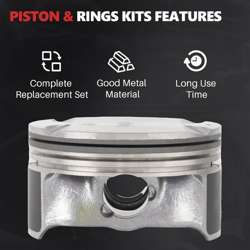 Kit de pistones y anillos STD de 2,4 L para Chery Cobalto Malibu 2006-2017 #12578324 - Imagen 10 de 12