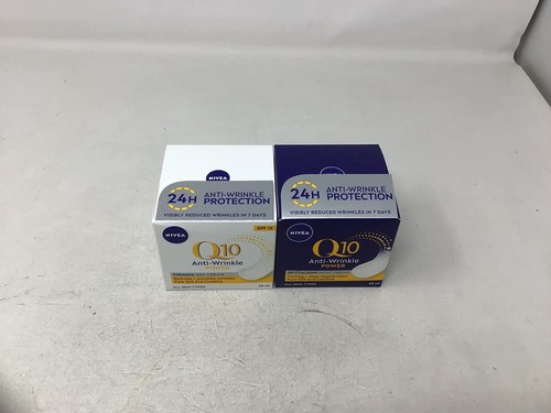 Nivea Q10 SPF 15 Anti-Wrinkle Face Day Cream Plus Face Night Cream 50 ml - Picture 2 of 8