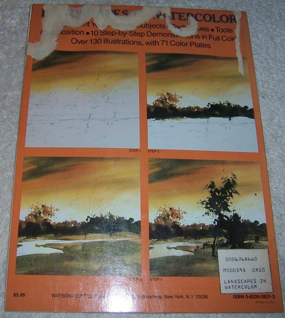 Artist's Painting Library Landscapes in Watercolor by Wendon Blake (1979, Trade Paperback) for