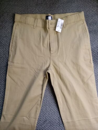 Childrens Place Girls Bootcut Khaki School Uniform Pants Stretch Cotton, Size 16 - Picture 3 of 5