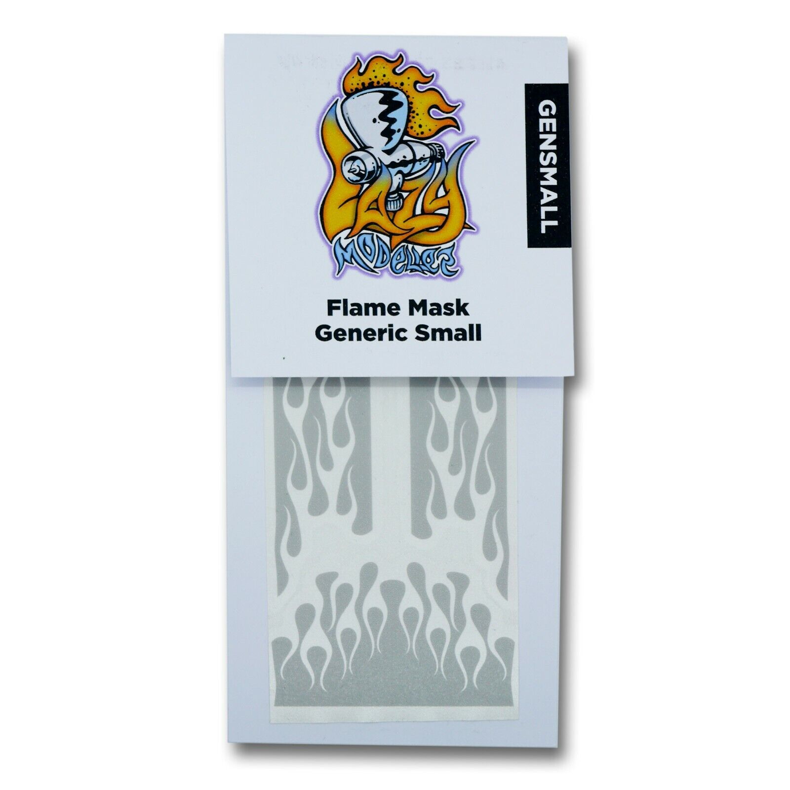 Flame Paint Stencil Template Small for 1/24-25 Revell, AMT, Monogram