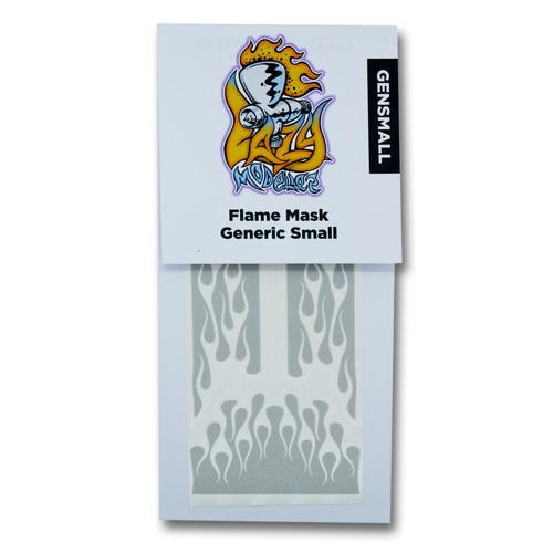 Flame Paint Stencil Template Small for 1/24-25 Revell, AMT, Monogram - Bild 1 von 2