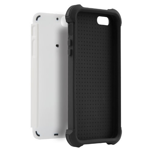 Naztech Dual Layered Protective Cover For iPhone 5 / 5S - White " NEW " - Picture 1 of 6