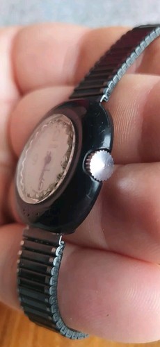 Soviet Vintage Watch Slava 17 jewels Plastic Case Mechanical USSR Women - Picture 8 of 11