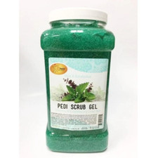 Spa Redi - Pedi Scrub Gel - Mint  Eucalyptus 128oz