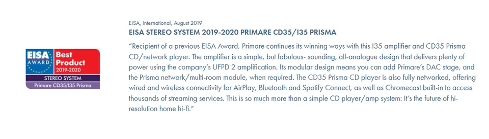 PRIMARE DD35 – High End CD Transport (Black) - Bild 3 von 3