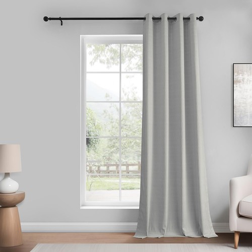 HPD Half Price Drapes Lounge Embossed Grommet Velvet Curtains 96 Inches Long - Picture 2 of 7