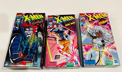5 X-MEN MARVEL LEGENDS VHS ANIMATED RETRO AF -STORM MYSTIQUE MORPH J GRAY MR SIN