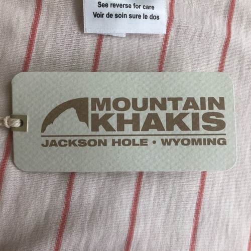 Mountain Khakis Damen XS Cora Tank Haze Streifen Baumwolle V-Ausschnitt Tank Top - Bild 9 von 12