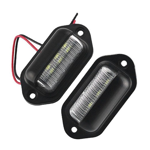 10X 6 LED LICENSE NUMBER PLATE LIGHT SIDE LAMP for TRUCK TRAILER CAR RV 12V 24V - Picture 7 of 13