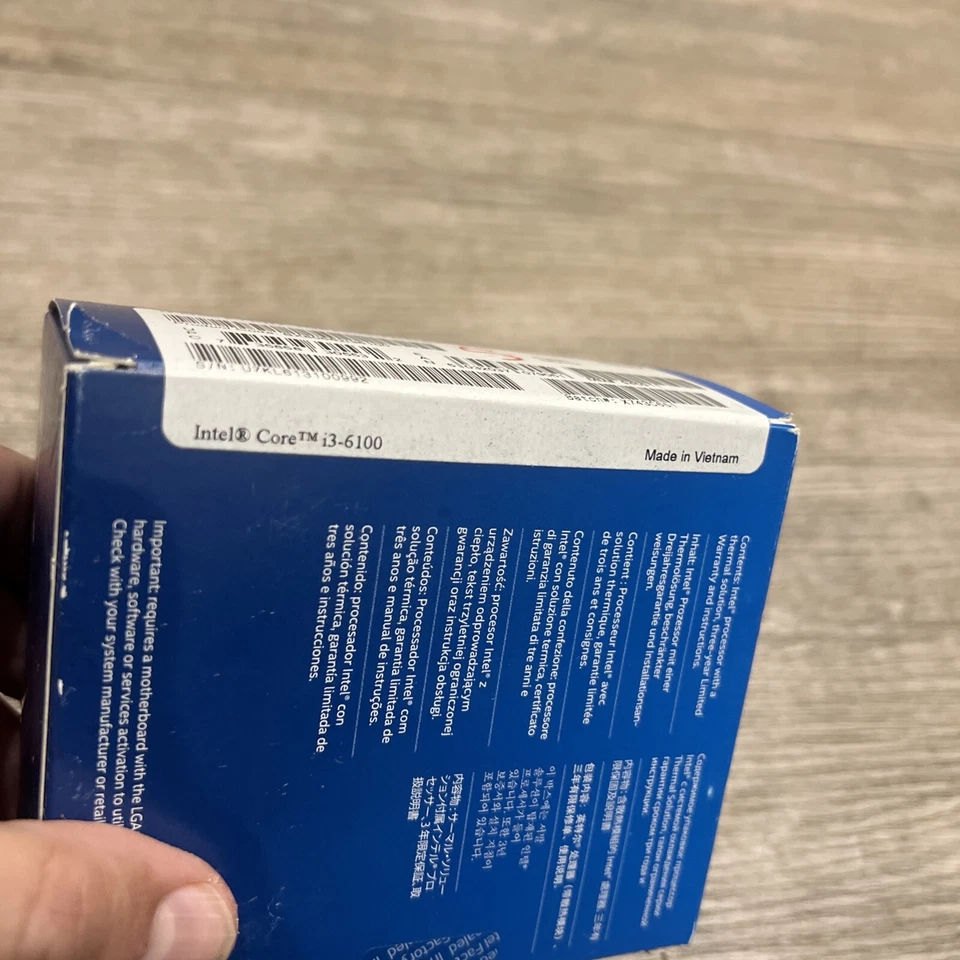 Intel 3.70 GHz Core i3-6100 3M Cache Processor BX80662I36100 LGA1151 NEW - Image 3 of 4
