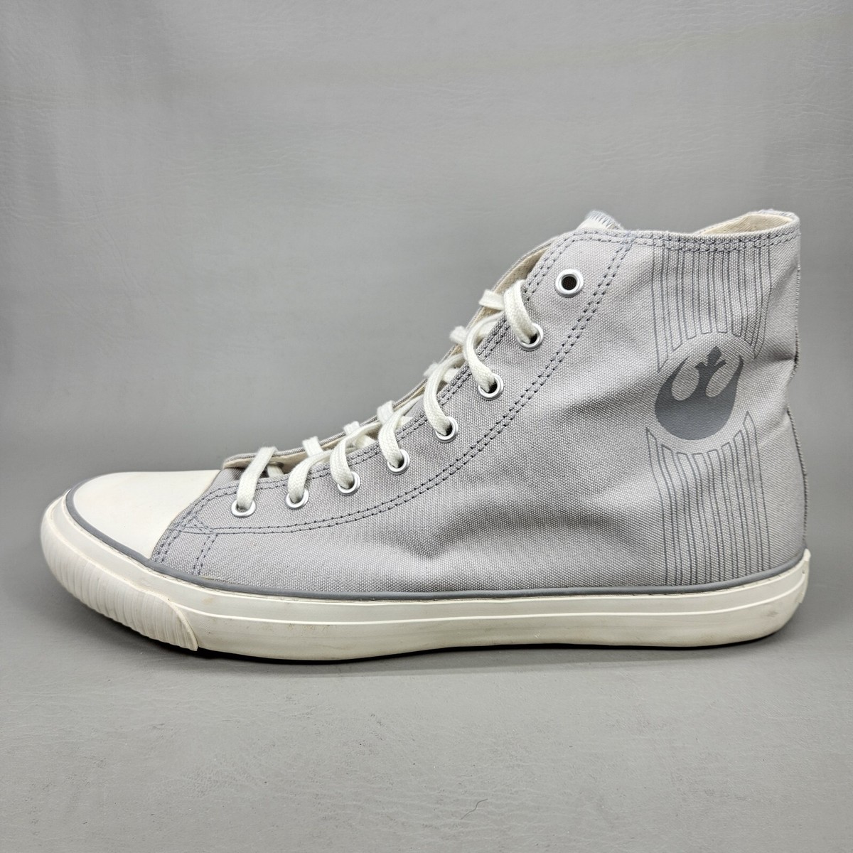 Star Wars Shoes Po-Zu Resistance Gray White High Top Size US  display picture 2