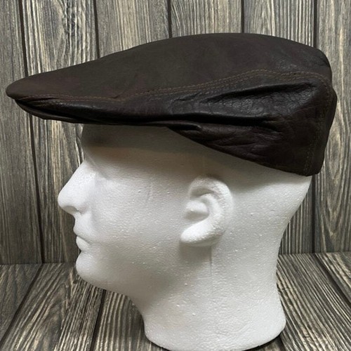 Adventure Bound Vintage Newsboy Hat Cap Made In USA Sz M Vintage Classic Golf - Picture 5 of 10