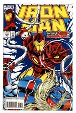 Iron Man (1st Series) #297 VF+ 8.5 1993 Kev Hopgood Cover