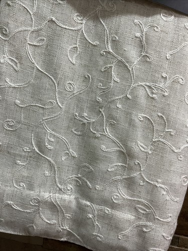 Ralph Lauren FALLBROOK 2 paneles de ventana cortinas cosidas rollo lino 54 x 96” - Imagen 2 de 6
