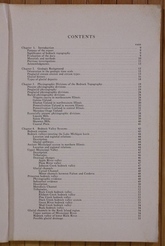 Vintage Buch Grundgestein Topographie von Illinois 1950 & Karten Leland Horberg - Bild 12 von 12