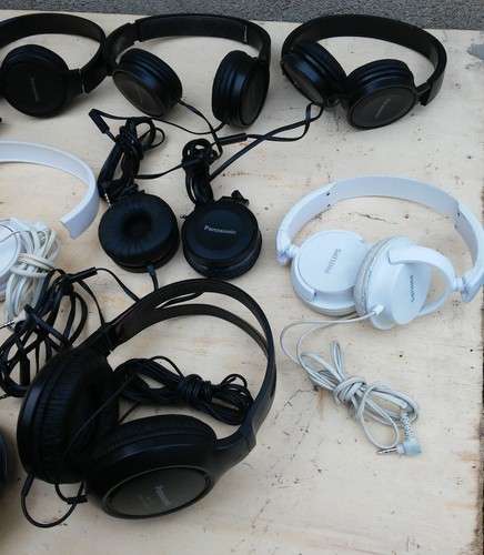 Colección de 13 auriculares (Panasonic, Philips) Lote de 13 auriculares - Imagen 4 de 4