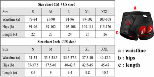 Men Woman Riding Underwear Bike Shorts Breathable Quick Dry 3D Padded Gel Sponge - Picture 11 of 33