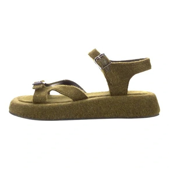 SPUR ◆ Roa Wrinkle & Softly Flatform Sandal SPUR[스퍼]Roa Wrinkle & Softly Flatform Sandal -VS9058