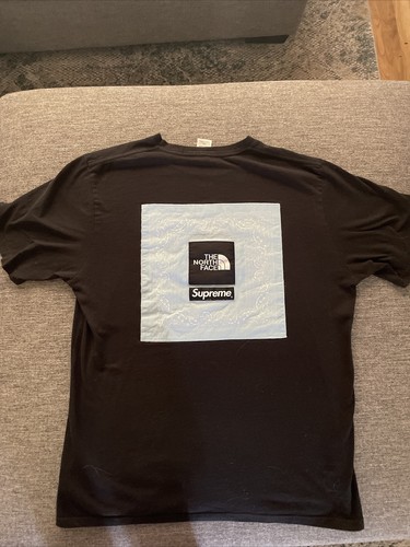 Supreme x The North Face Black Bandana Tee | Size Medium – Ville