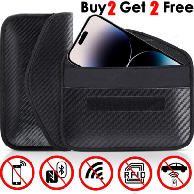 Faraday Bag RFID Signal Blocking Shielding Pouch Cell Phone Wallet Blocker USA