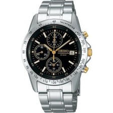 SEIKO SBTQ043 Mens Chronograph Watch SPIRIT Practical Waterproof From Japan New