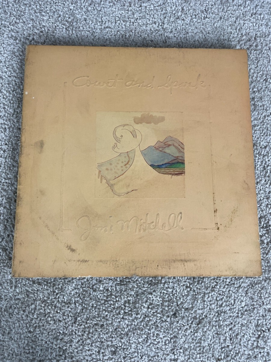 Vintage 1974 Joni Mitchell Court & Spark Vinyl Asylum Records ZE