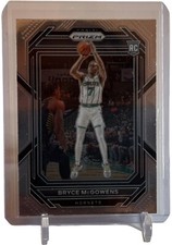 2022-23 Panini Prizm Bryce McGowens Base Rookie RC Card #222 Charlotte Hornets