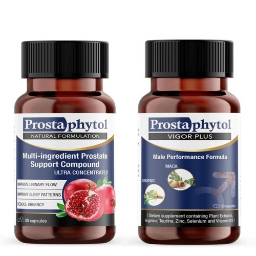 Pack de 2 Prostaphytol & Vigor plus Multi-ingredientes Soporte Próstata x30 cápsulas - Imagen 1 de 5