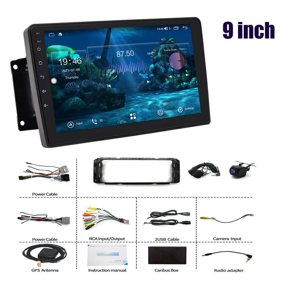 For Chrysler Grand Voyager 2001 2002 Android13 Carplay Car Stereo Radio GPS WIFI - Imagem 4 de 4