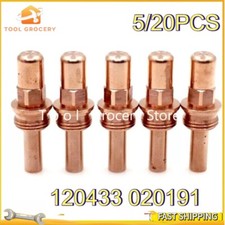 5/20PCS Electrode 120433 020191 for Hytherm Plasma Torch MAX70/MAX100®/MAX100D