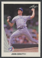 1990 Leaf #27 John Cerutti Toronto Blue Jays