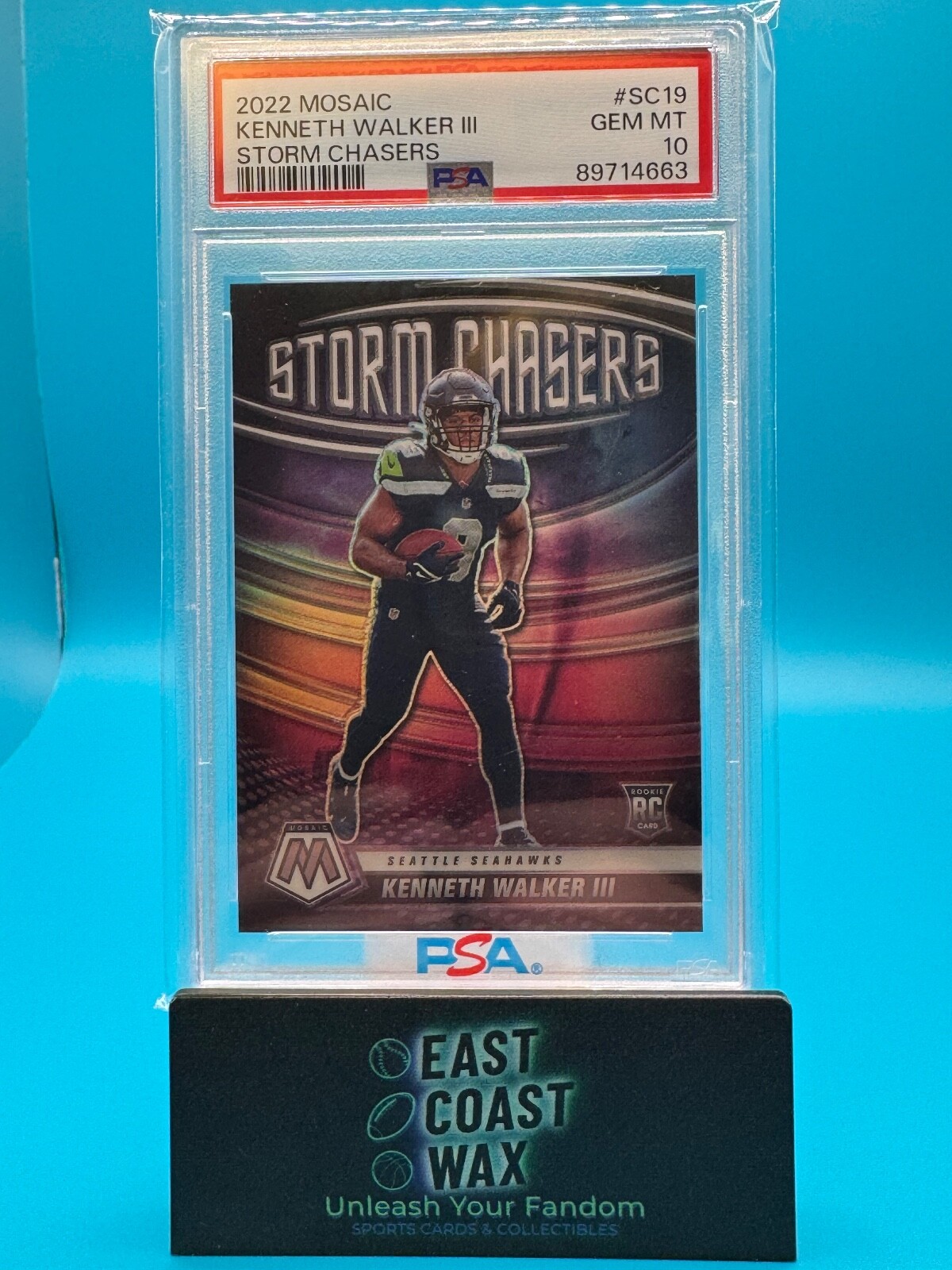 Kenneth Walker III Panini Mosaic Storm Chasers #SC19 Base