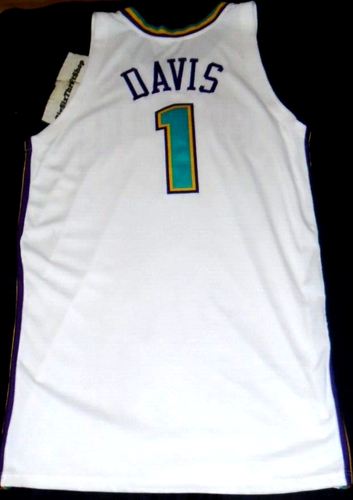 Auténtica camiseta de baloncesto de la NBA Reebok New Orleans Hornets Baron Davis 2004-2005 - Imagen 2 de 3