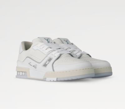 🔥NEW LOUIS VUITTON LV Trainer Sneaker LV 12 White Monogram