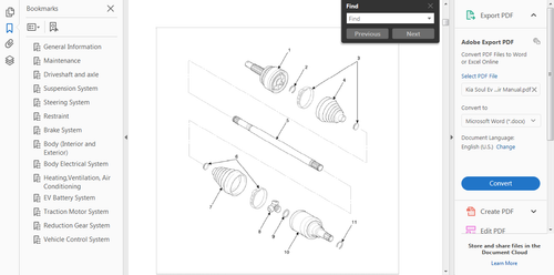 # TALLER OFICIAL MANUAL DE REPARACIÓN para CABLEADO KIA SOUL EV 2015-2017 # - Imagen 3 de 6