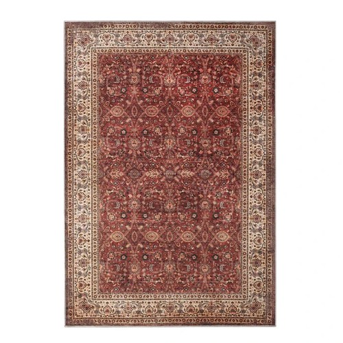 Traditional Geometric Medallion Border Machine Washable Area Rugs or Runner Rug - Picture 47 of 51